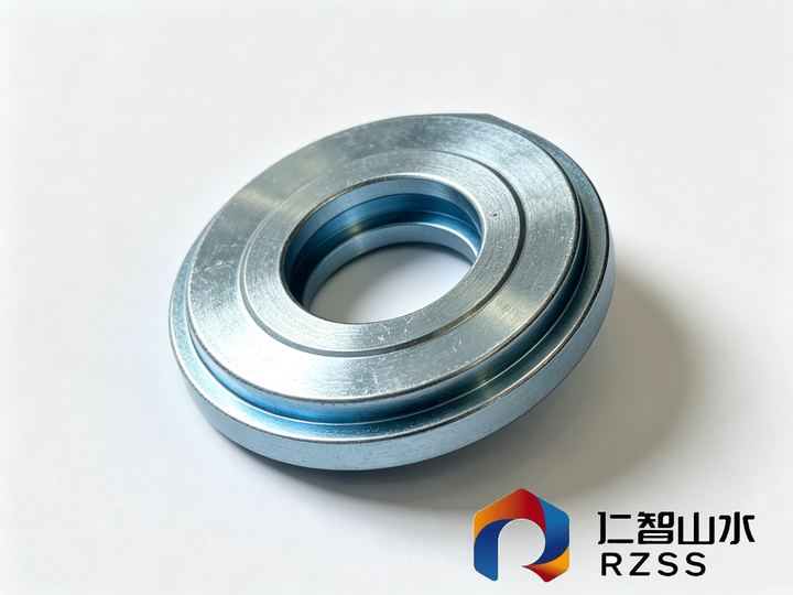 Washers and retaining rings, blue zinc plated