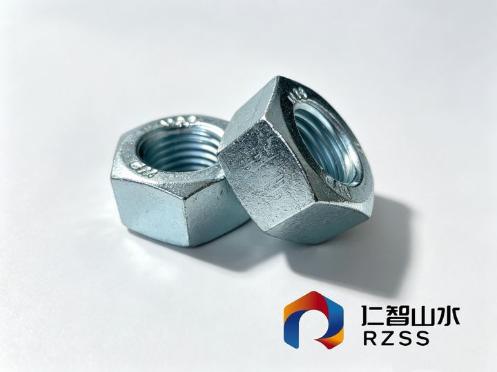 Hex nuts DIN 934 after cold forming and zinc plating