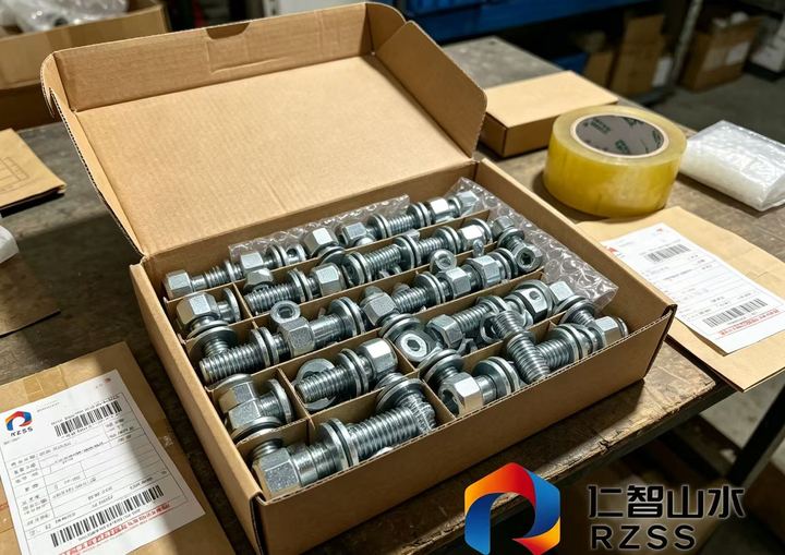 Flange bolts, boxed order