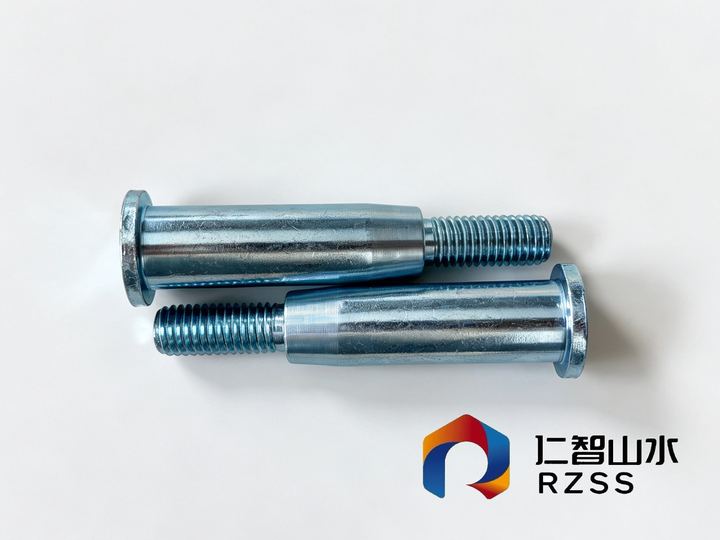 Cone point bolts, blue zinc